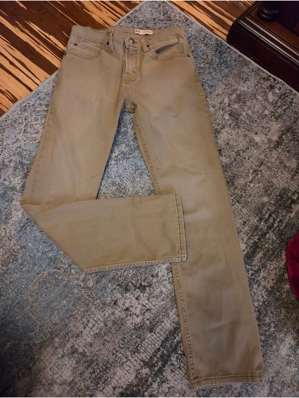 Wrangler Slim Straight Khaki/Tan Pants 30x30